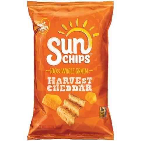 SunChips Harvest Cheddar Wavy Multigrain Snacks | 7.25 oz