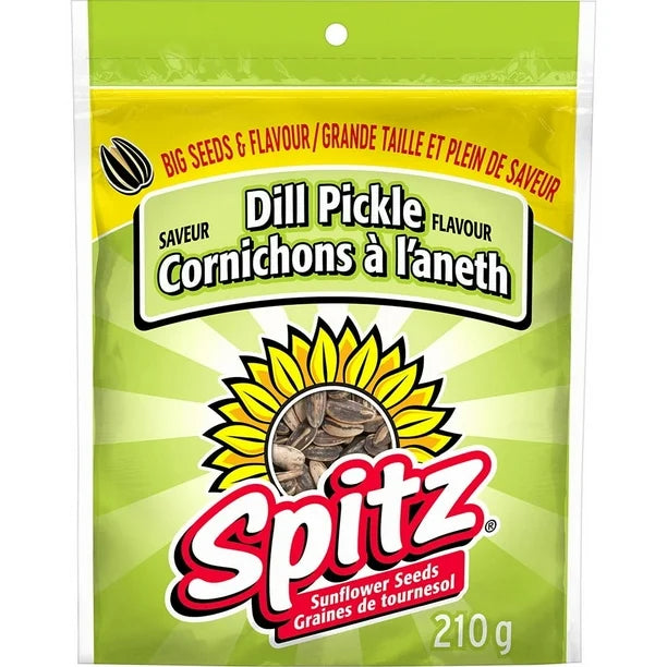 Spitz Dill Pickle Sunflower Seeds (210g)