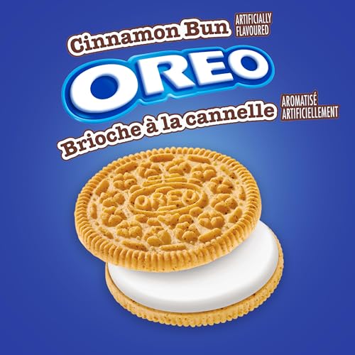 Limited Edition Oreo Cinnamon Bun Cookies - Golden & Creamy 261g Pack