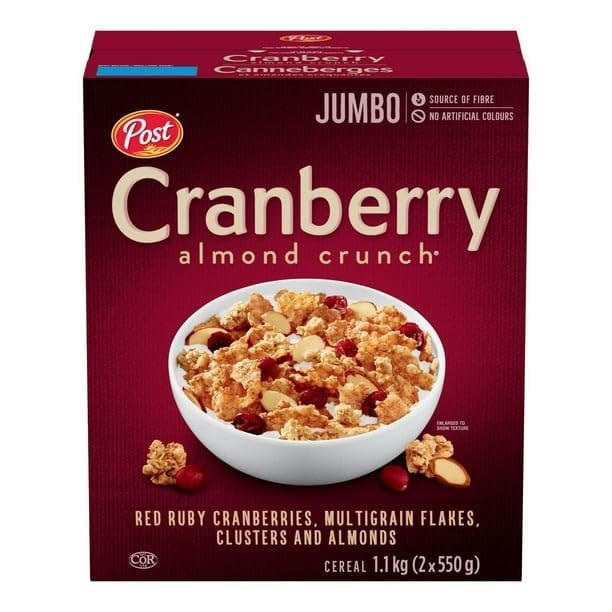 Post Cranberry Almond Crunch Cereal – ( 2.98 lb Box)