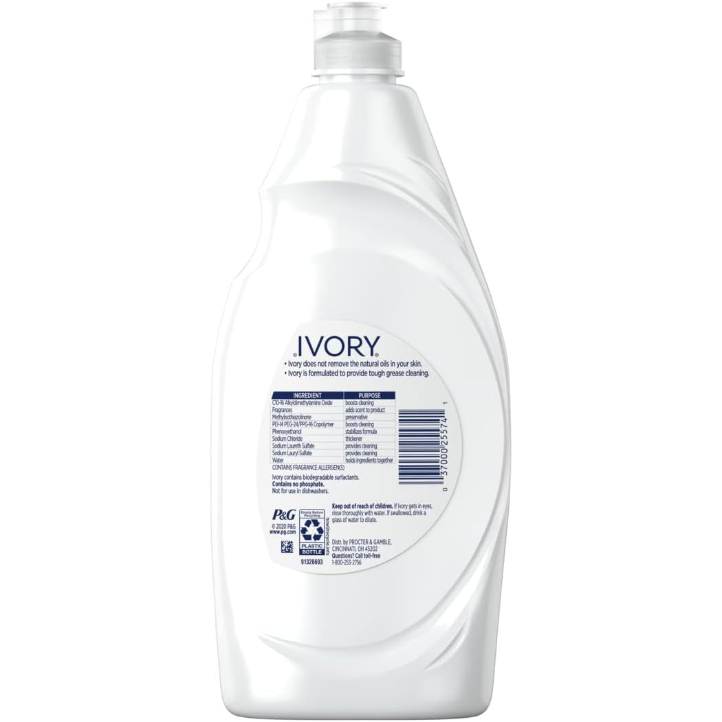 Ivory Classic Scent Dish Soap - (24 fl oz, 2 Pack)