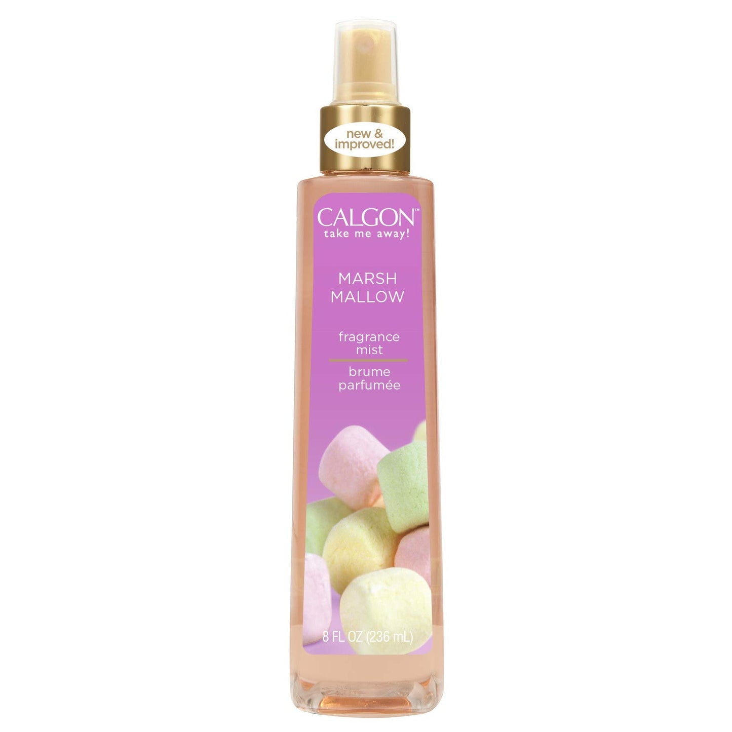 Calgon Marshmallow Body Mist - Sweet & Comforting Fragrance Spray (8 fl oz)