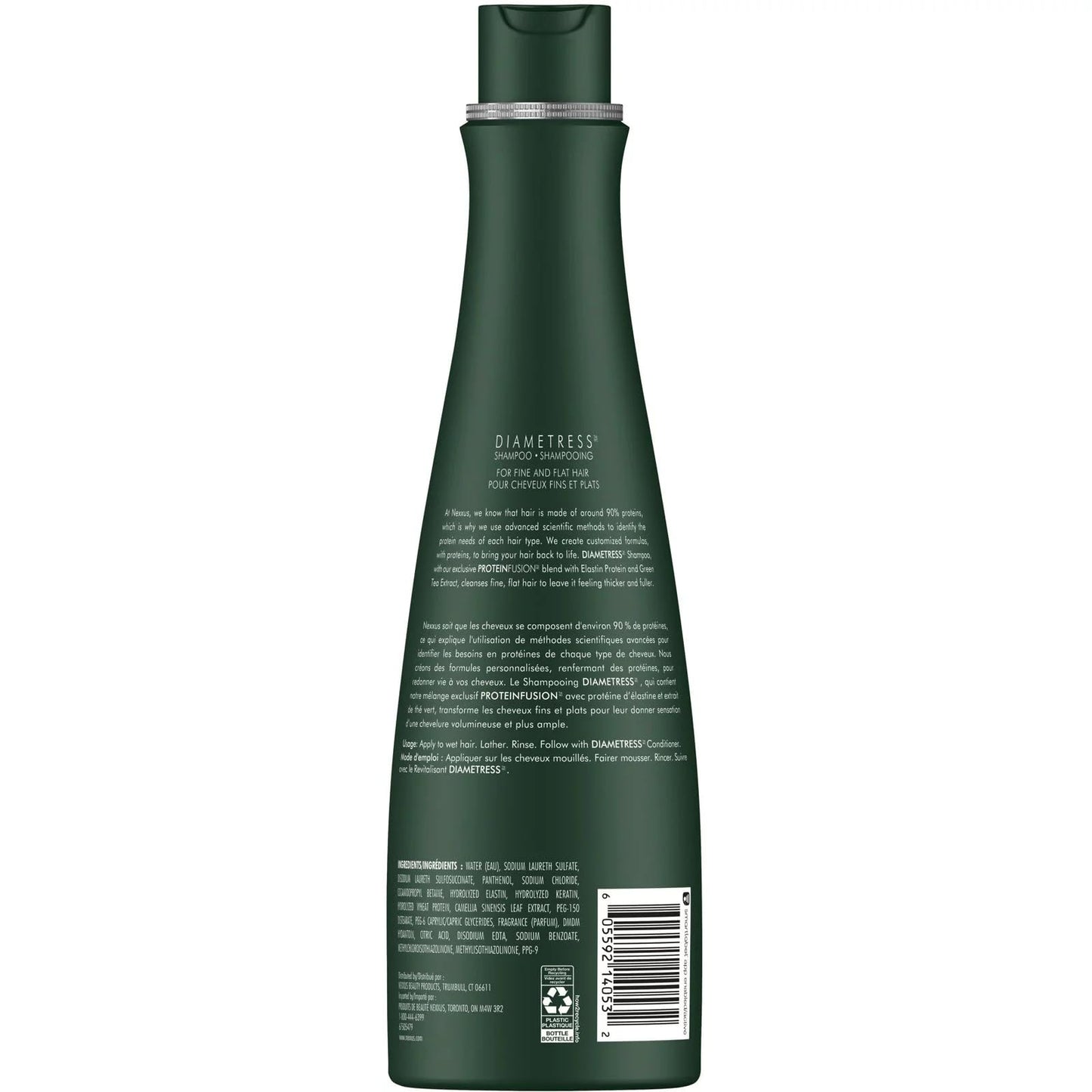 Nexxus Diametress Volumizing Shampoo for Fine Hair (13.5 oz, 2 Pack)
