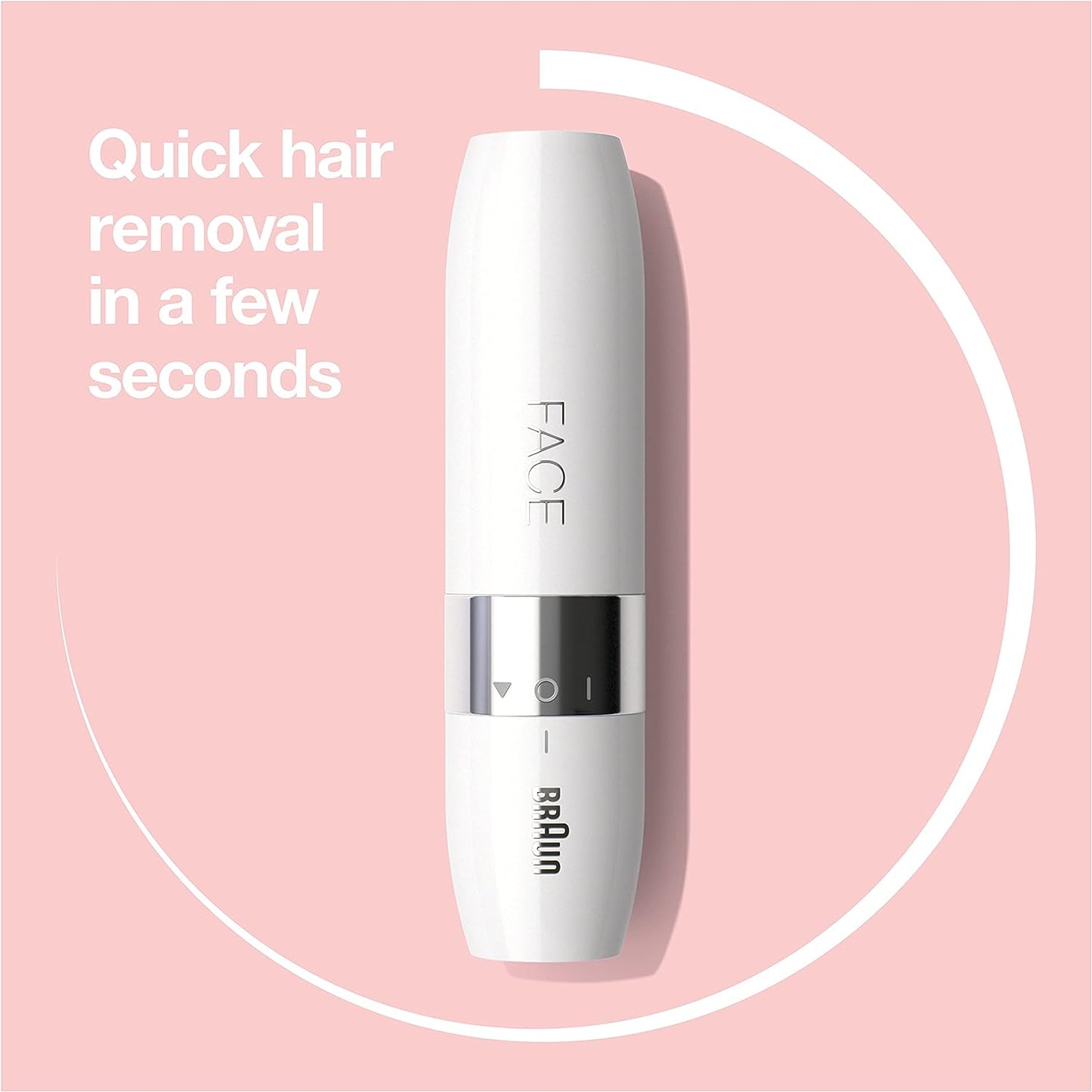 Flawless Face Instantly: Braun Mini Electric Hair Remover for Women –