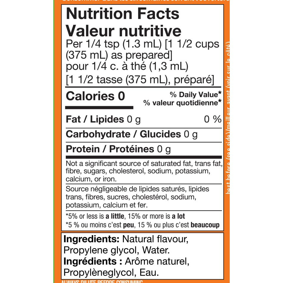 SodaStream bubly Drops: Orange Flavor | (40ml)