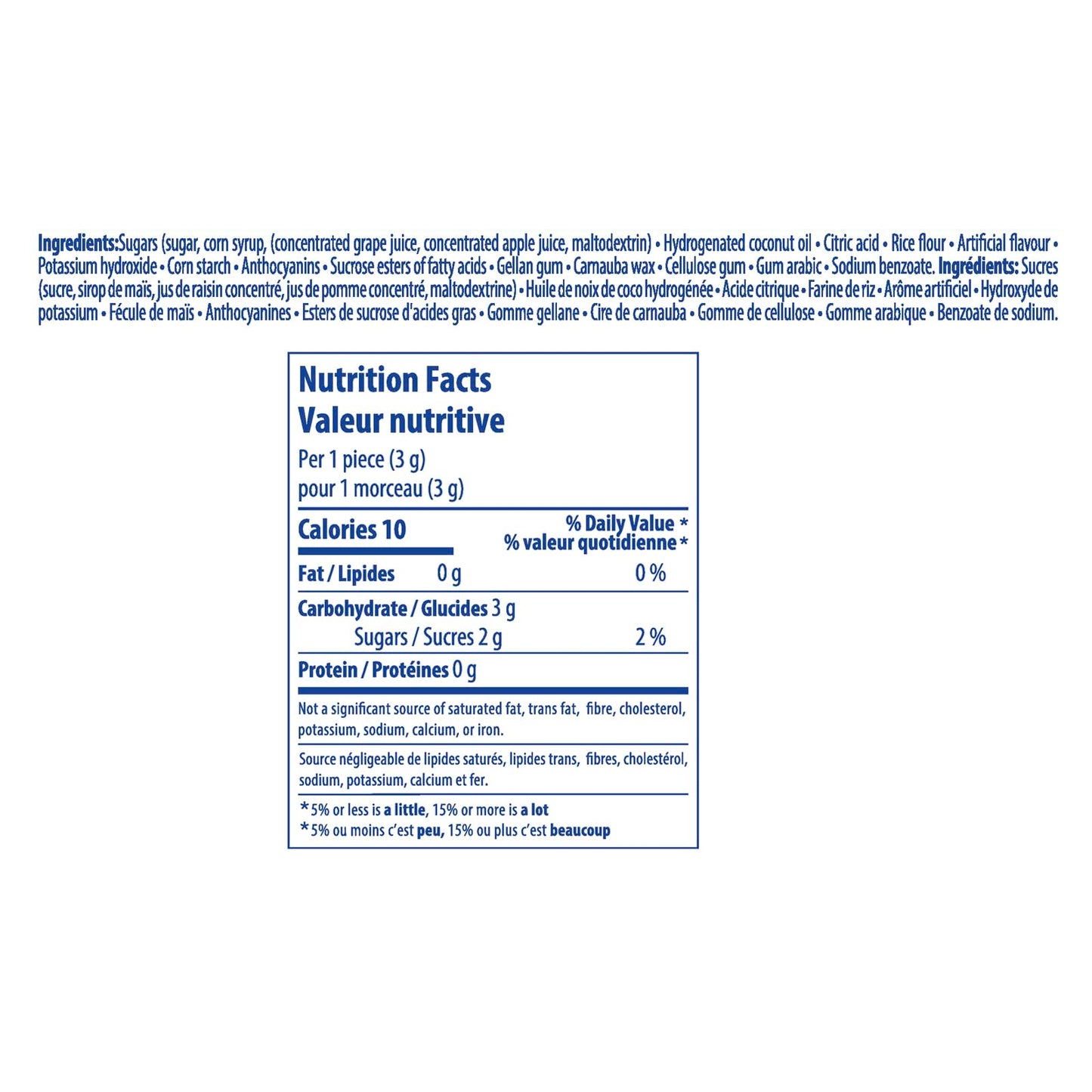 Mentos Chewy Mint Candy - Grape Flavour - Pack of 20 - 37g