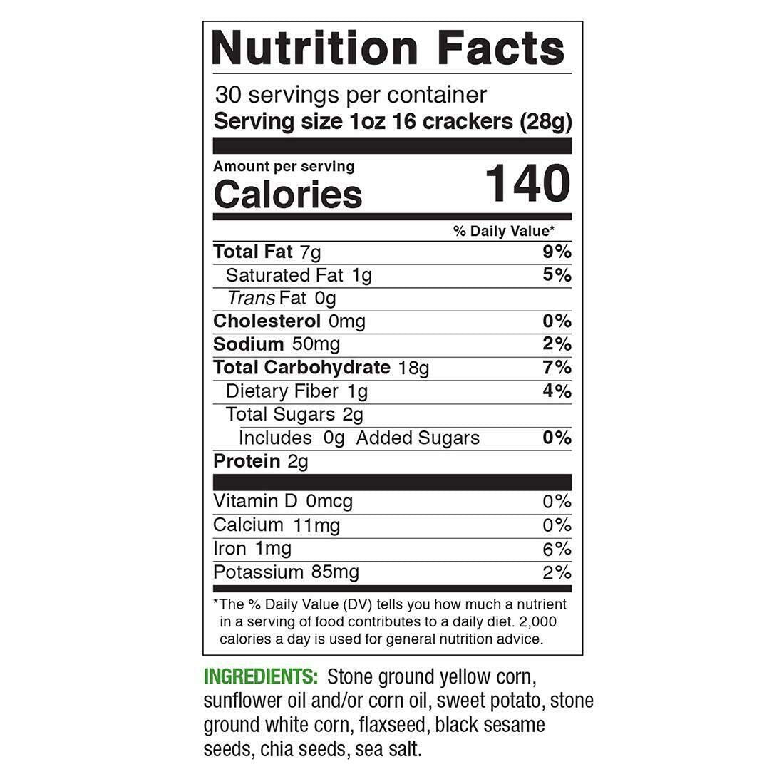 RW Garcia Organic Sweet Potato Crackers – 15 oz