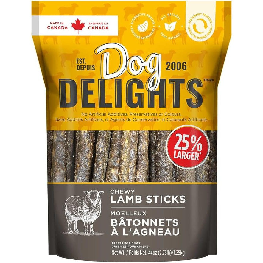 Chewy Lamb Sticks Dog Treats (2.75lb Bag)