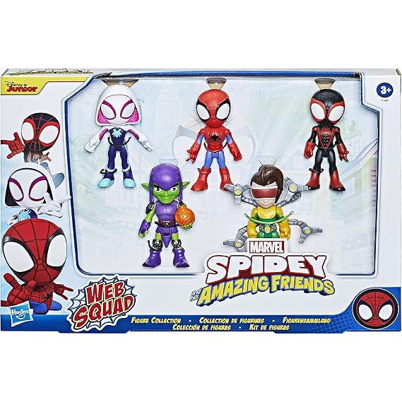 Marvel Spidey and His Amazing Friends Action Figure 5-Pack