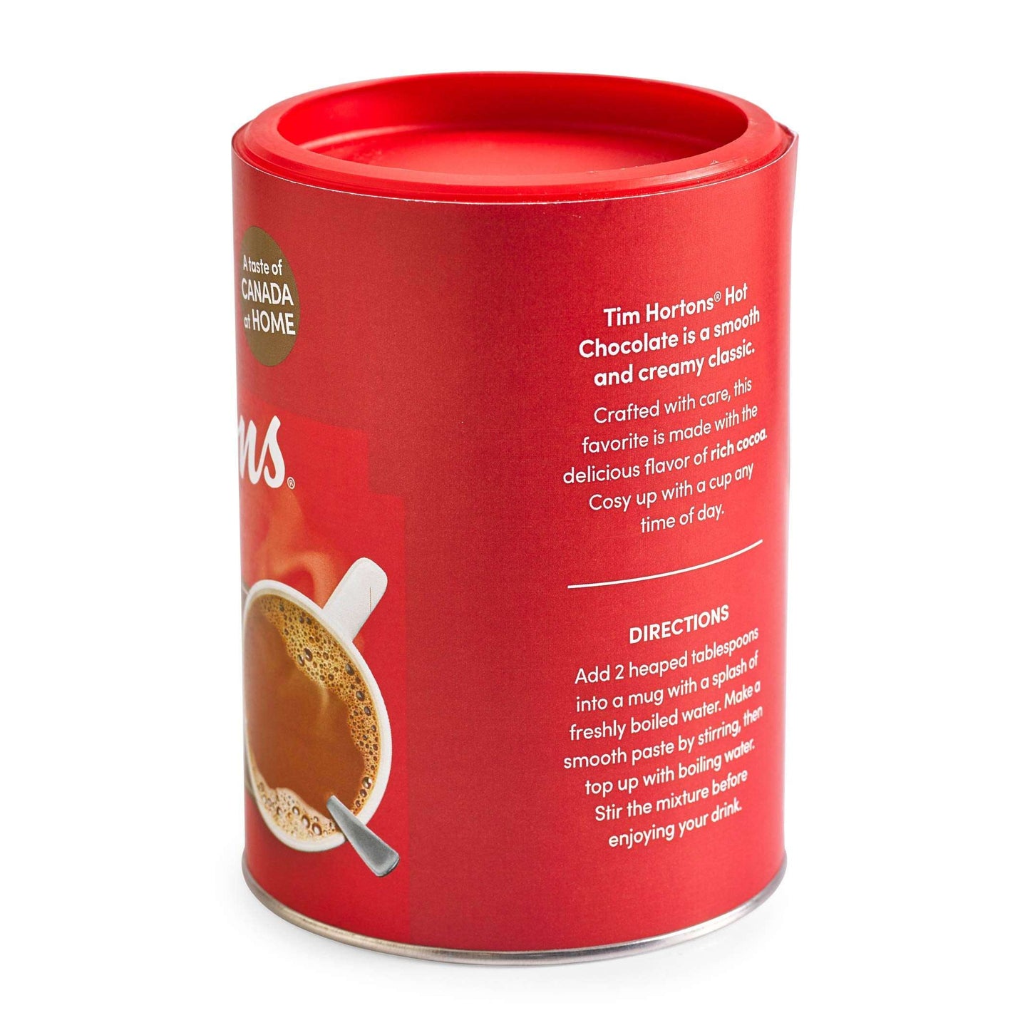 Tim Hortons Rich & Creamy Hot Chocolate Mix - Classic Comfort (500g Canister)