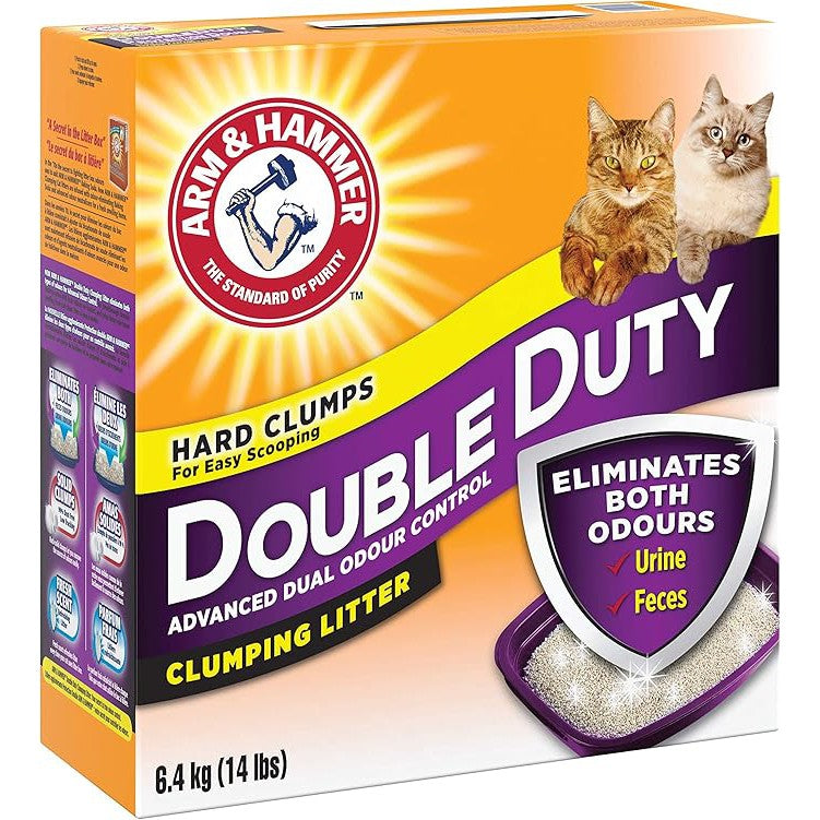 Arm & Hammer Double Duty Clumping Cat Litter - (14 lb / 6.4kg)