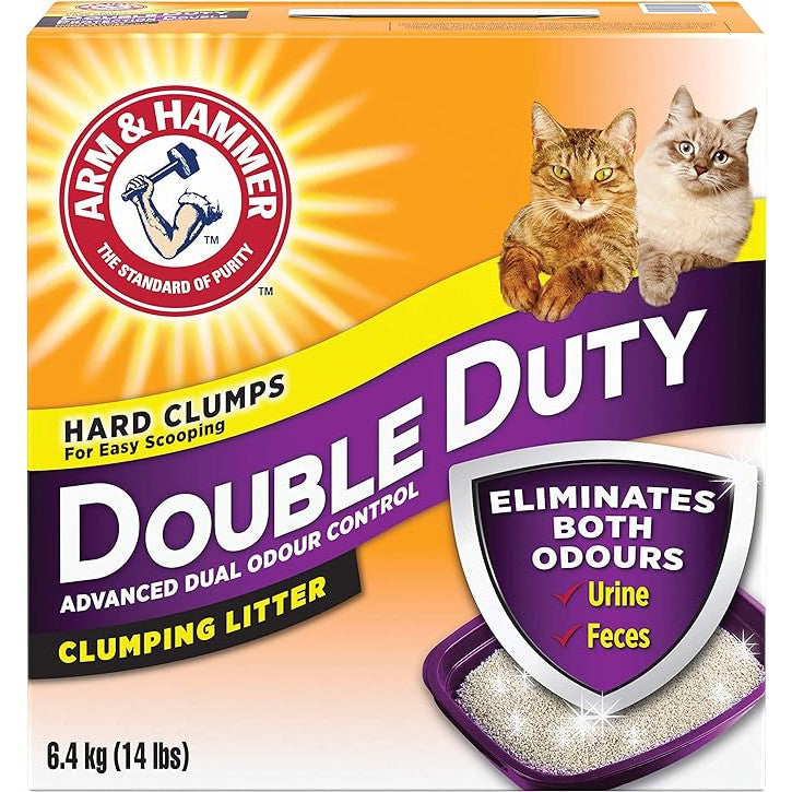 Arm & Hammer Double Duty Clumping Cat Litter - (14 lb / 6.4kg)