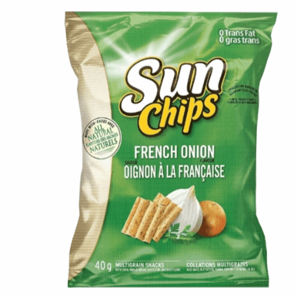 SunChips French Onion Whole Grain Snacks - Savory 4 Pack (40g Bags)