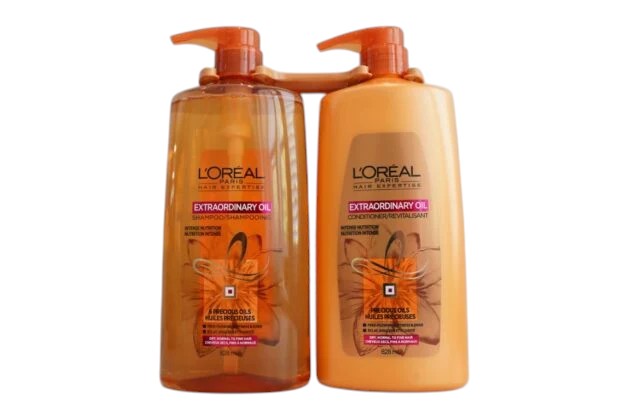 L'Oréal Paris Elvive Extraordinary Oil Shampoo & Conditioner Set – 2x828ml Dry Hair Care