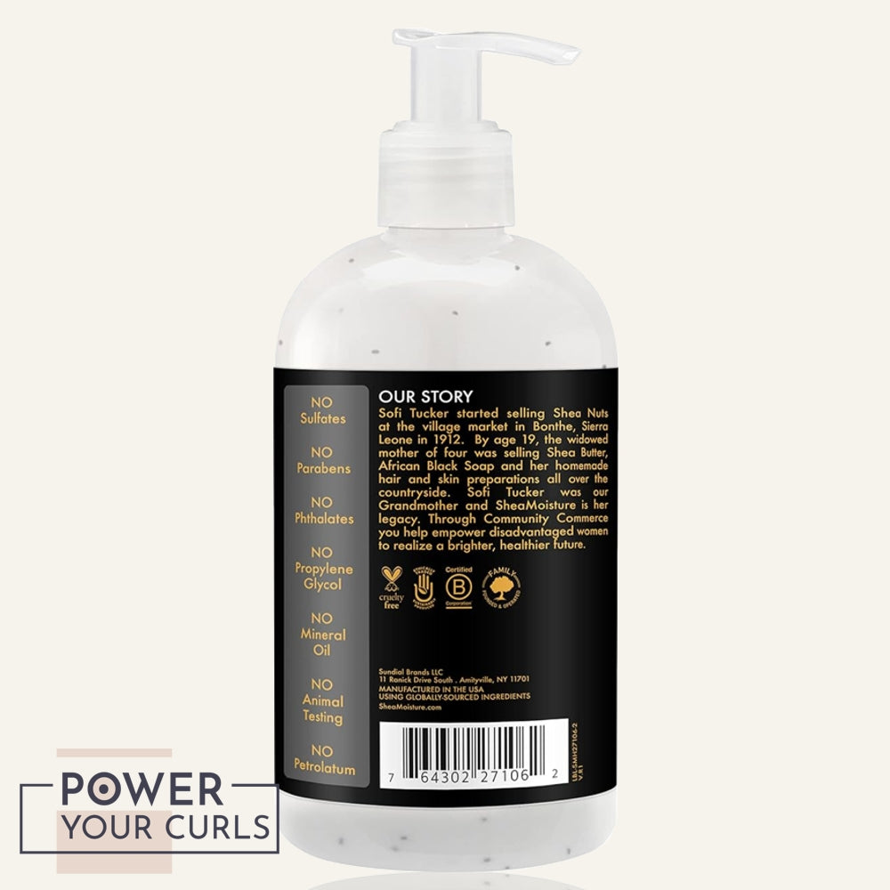 SheaMoisture African Black Soap Balancing Conditioner: Soothe Dry Scalp & Detangle Hair (13 fl oz)