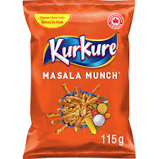 Kurkure Masala Munch | (4-Pack) 115g Chips