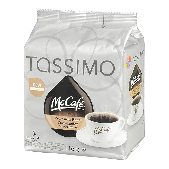 McDonalds McCafé Tassimo Premium Roast Coffee T-Discs, 14-Count