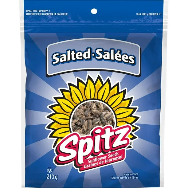 Spitz Salted Sunflower Seeds (210g)