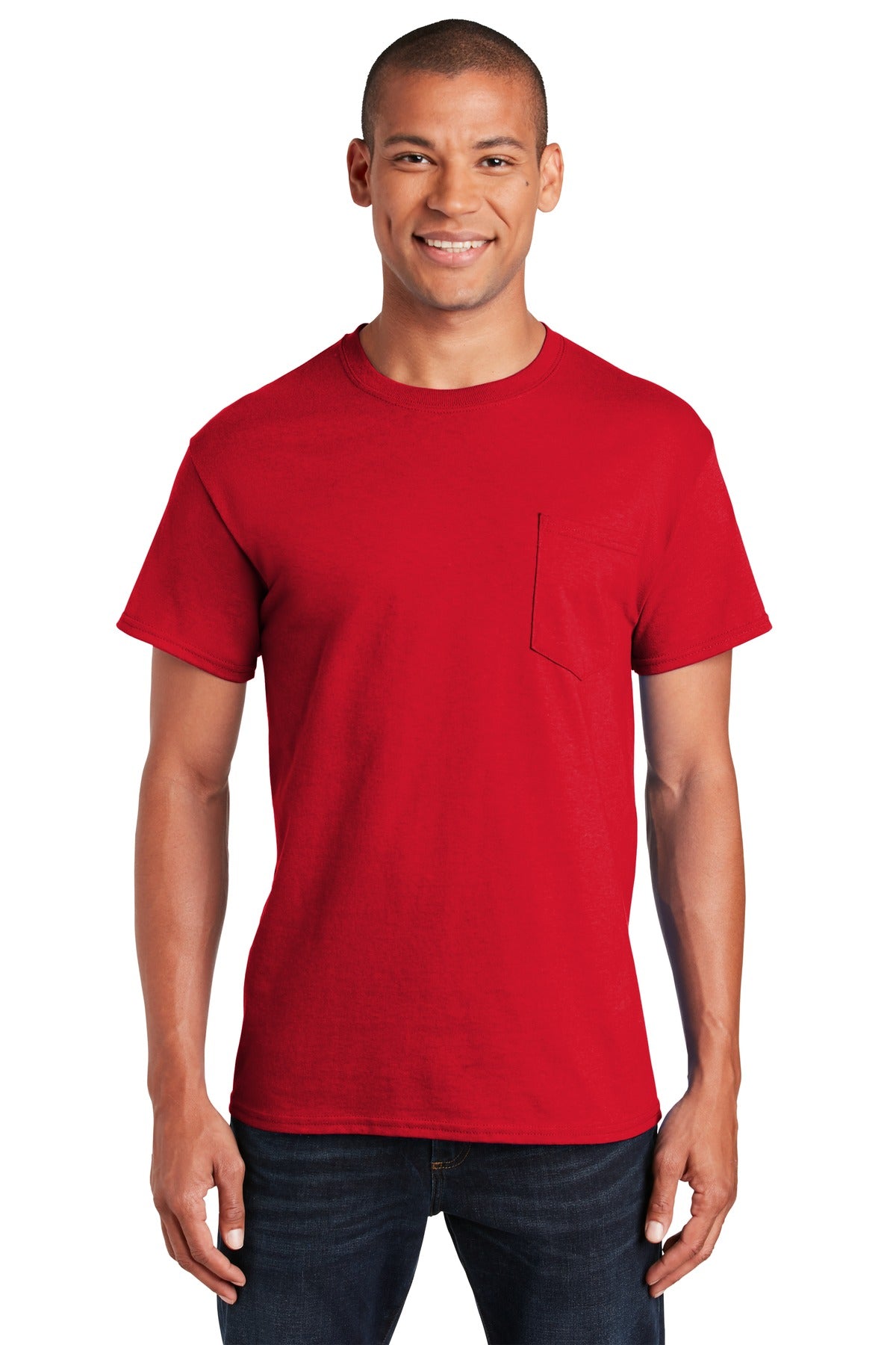 Gildan® - Ultra Cotton® 100% US Cotton T-Shirt with Pocket.  2300