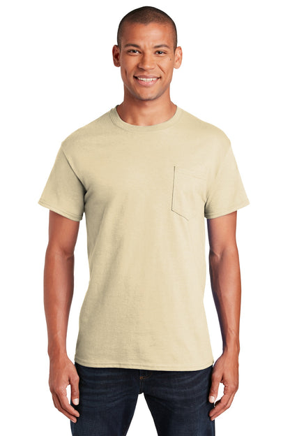 Gildan® - Ultra Cotton® 100% US Cotton T-Shirt with Pocket.  2300