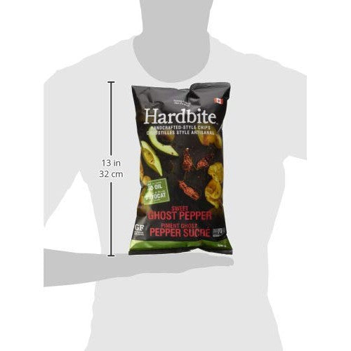 Hardbite Sweet Ghost Pepper Kettle Chips |  (128g Bag)