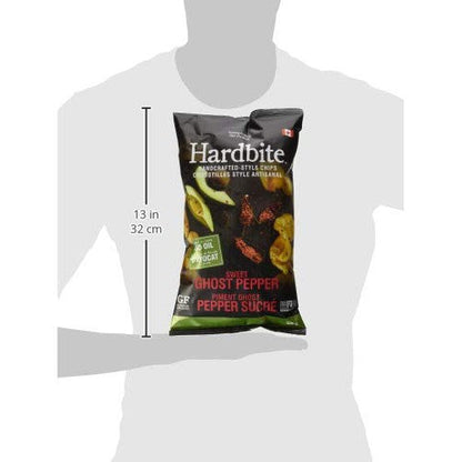 Hardbite Sweet Ghost Pepper Kettle Chips |  (128g Bag)