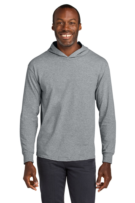 Jerzees Classics™ Unisex Cotton Long Sleeve Hooded T-Shirt 363LH