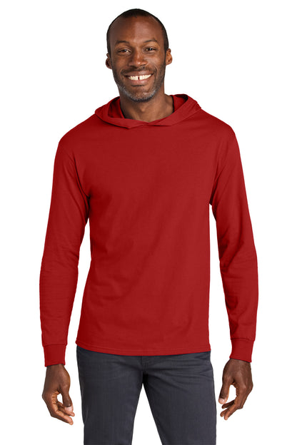 Jerzees Classics™ Unisex Cotton Long Sleeve Hooded T-Shirt 363LH