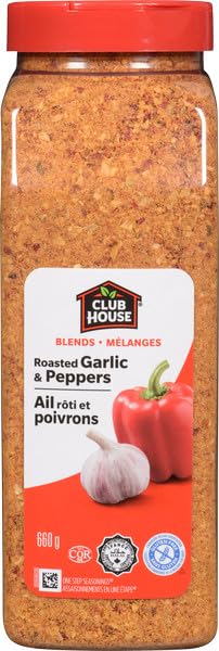 Club House Roasted Garlic and Red Pepper One Step Seasoning 660g