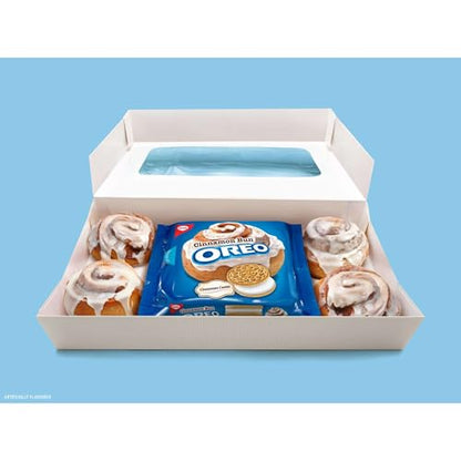 Limited Edition Oreo Cinnamon Bun Cookies - Golden & Creamy 261g Pack