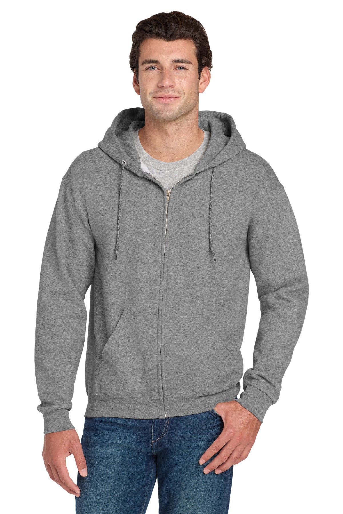 Jerzees® Super Sweats® NuBlend® - Full-Zip Hooded Sweatshirt.  4999M