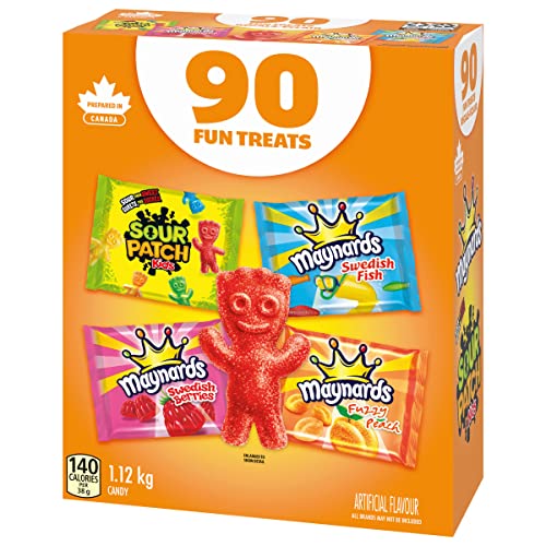Maynards, Assorted Gummy Candy, Pack of 90, 1.12kg