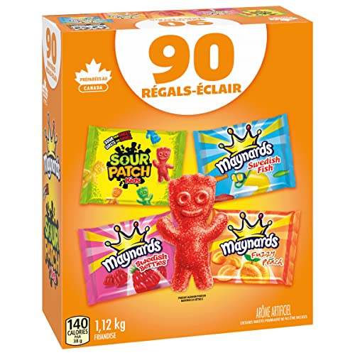 Maynards, Assorted Gummy Candy, Pack of 90, 1.12kg