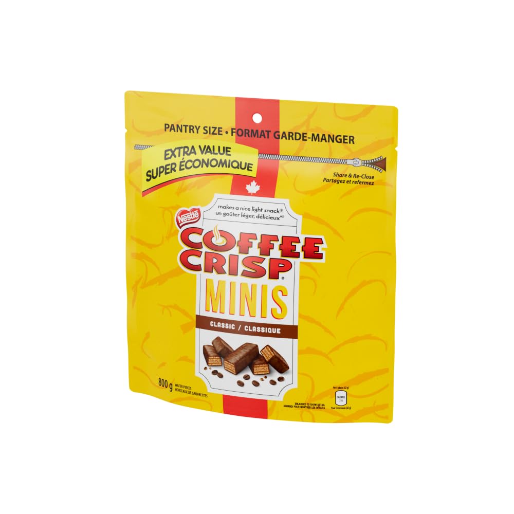 Coffee Crisp Minis Wafer Bars - 800g