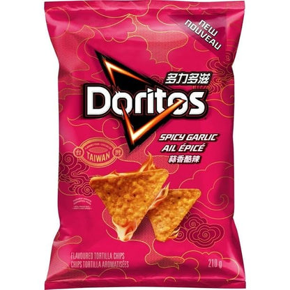 Doritos Spicy Garlic Tortilla Chips - ( 7.4 oz Bag)