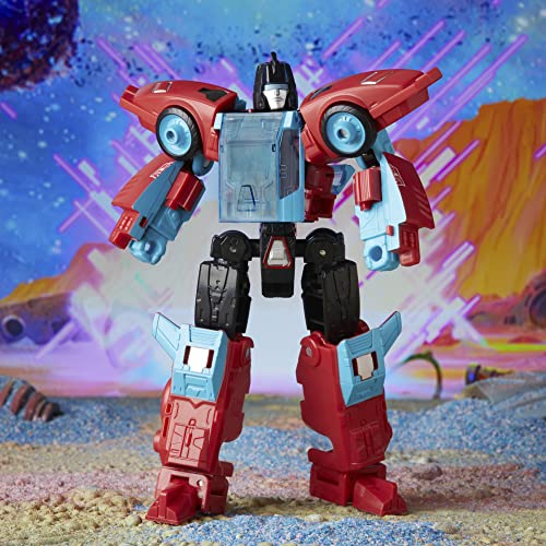 Transformers Generations Legacy Deluxe Autobot Pointblank & Peacemaker, 2-in-1 Targetmaster Action Figure