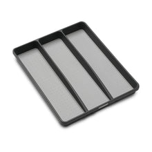 madesmart Large Utensil Tray & Kitchen Drawer Organizer | 3-Compartment, Non-Slip, BPA-Free (Granite)