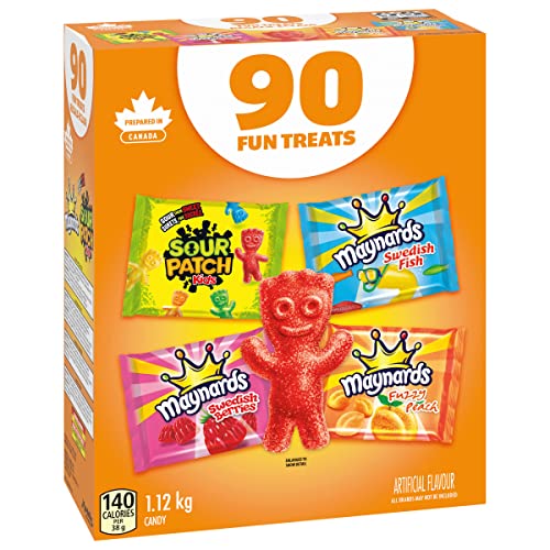 Maynards, Assorted Gummy Candy, Pack of 90, 1.12kg