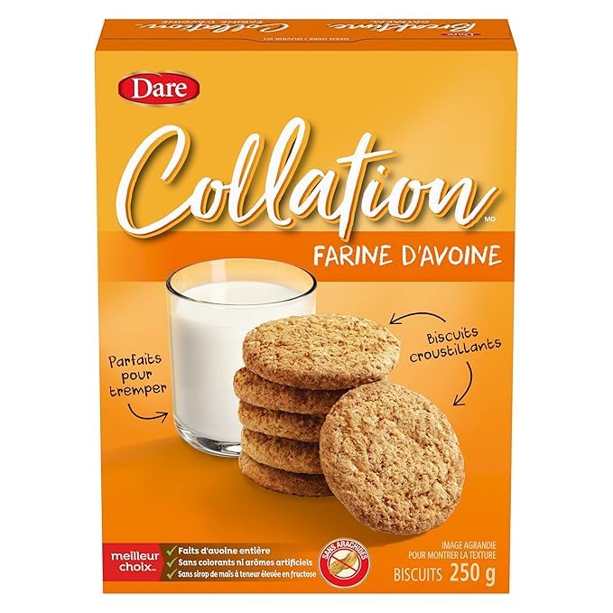 Dare Breaktime Oatmeal Cookies, 250 g
