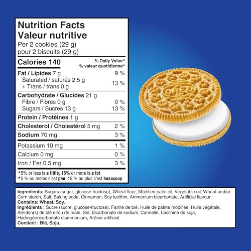 Limited Edition Oreo Cinnamon Bun Cookies - Golden & Creamy 261g Pack