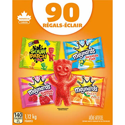 Maynards, Assorted Gummy Candy, Pack of 90, 1.12kg
