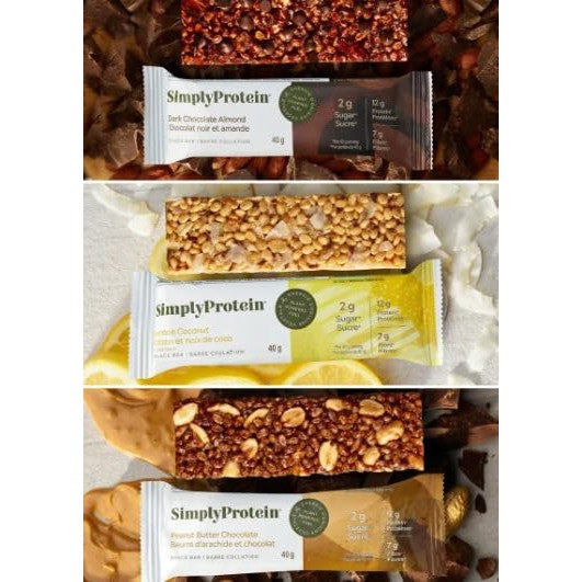SimplyProtein Plant-Based Protein Bars (15 x 40g) – 12g