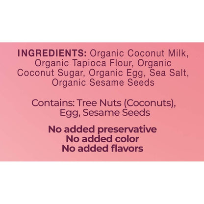 Ava Organics Coconut Crispy Rollers:  (14.1 oz)