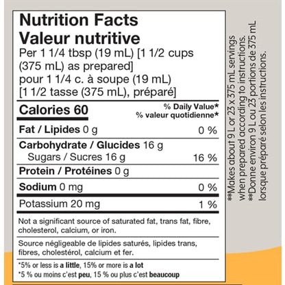 SodaStream Waters Fruits Drink Mix - Orange Mango (14.8 oz)