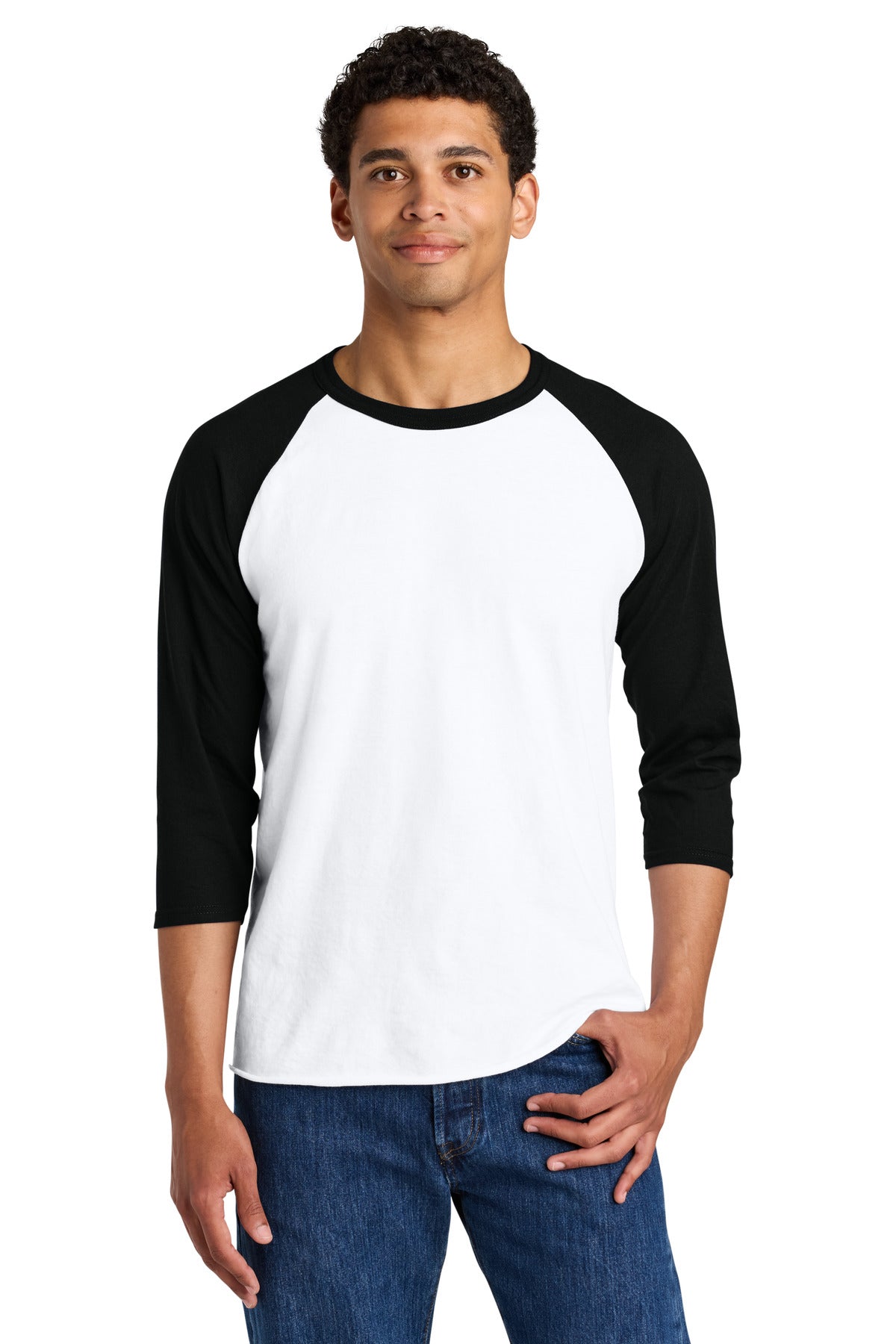 Jerzees® Unisex Premium Blend Combed Ring Spun 3/4-Sleeve Raglan 560R