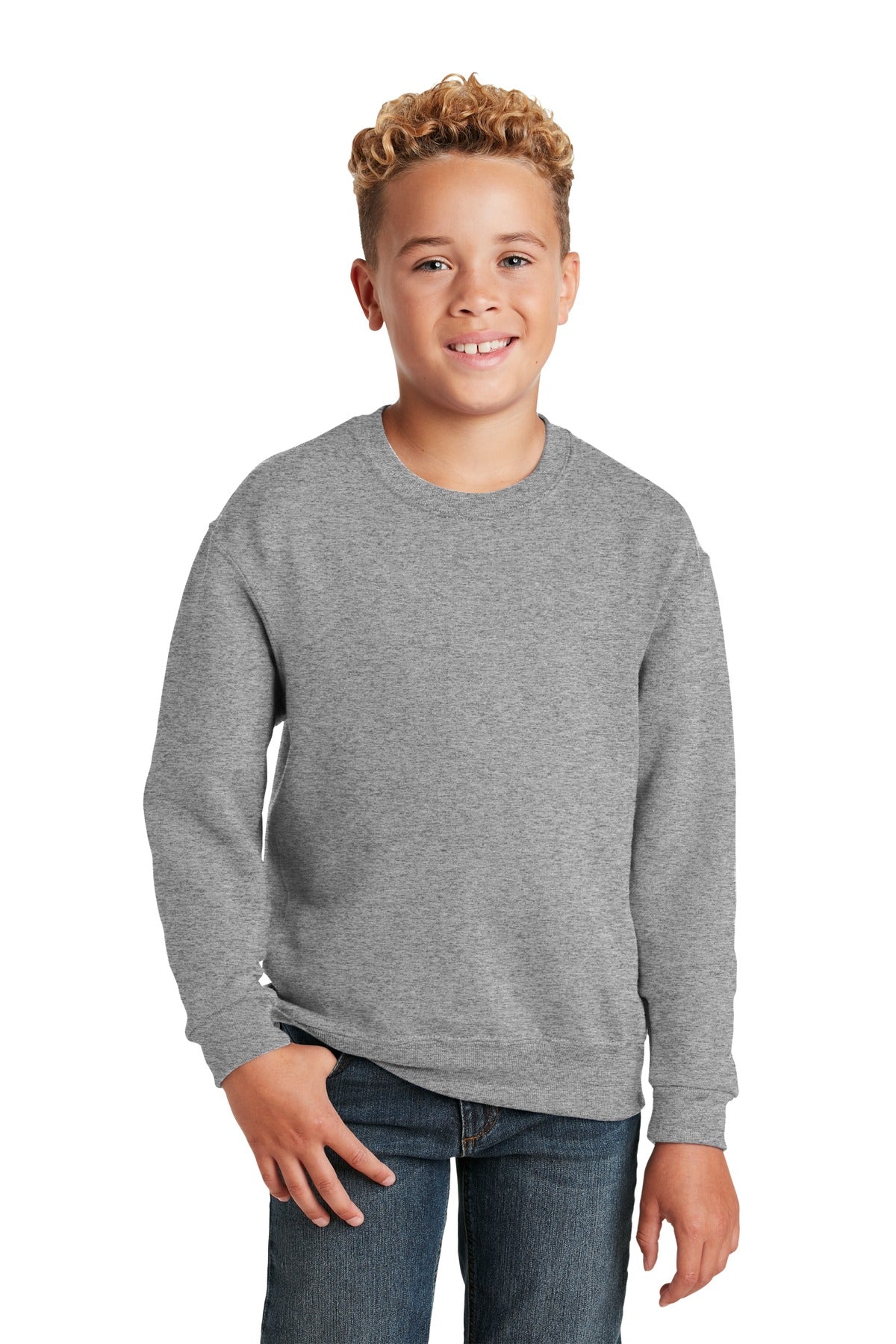 Jerzees® - Youth NuBlend® Crewneck Sweatshirt.  562B