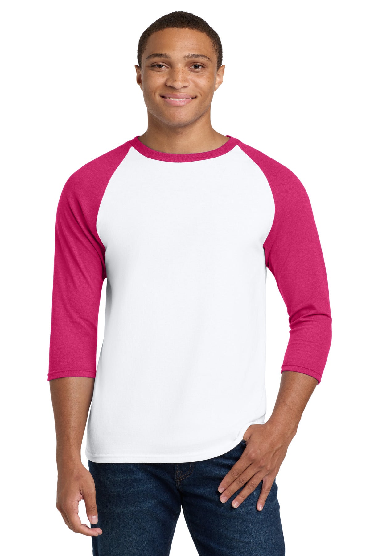 Gildan® Heavy Cotton&#8482; 3/4-Sleeve Raglan T-Shirt. 5700