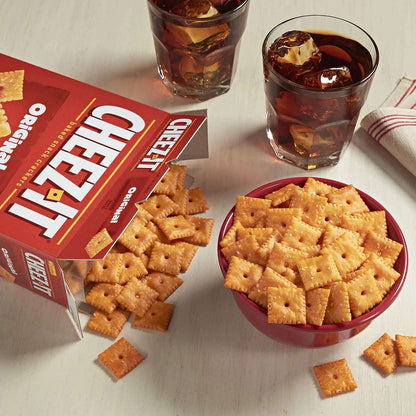 Cheez-It Original Baked Snack Crackers (2-Pack, 24oz Boxes) – Real Cheese, Irresistible Crunch!