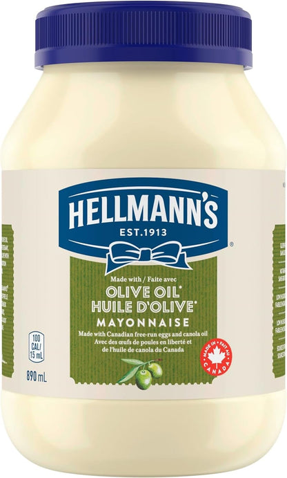 Hellmann's Olive Oil Mayonnaise - 890 ml