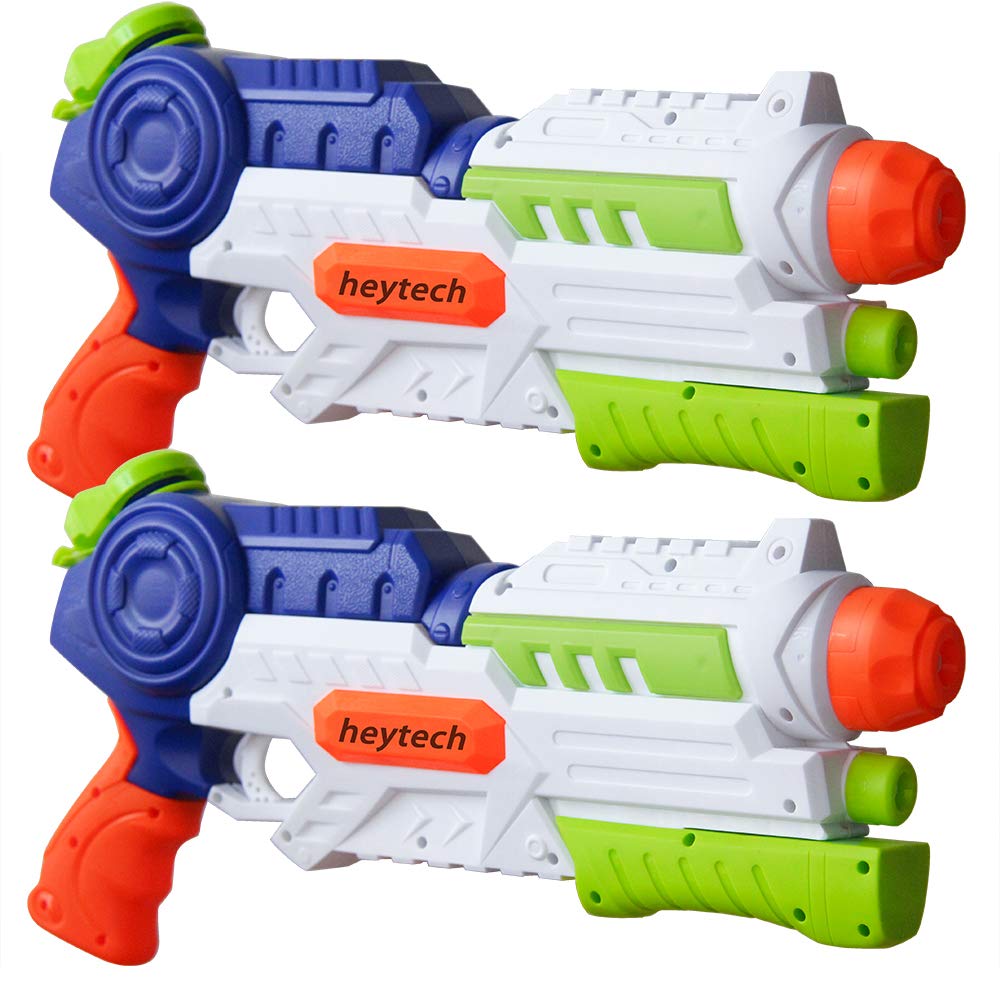 Heytech Super Water Gun  (Green) | 1200cc High Capacity Blasters | 32ft Long Range Soakers